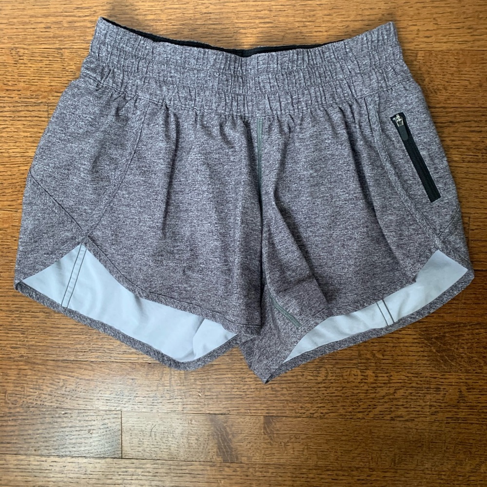 Grey Lululemon tracker shorts size 6